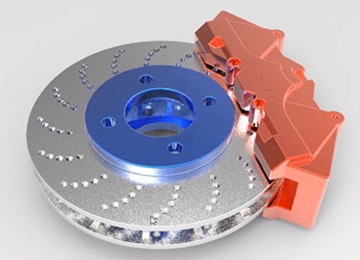 实例教程49：汽车刹车盘渲染设计