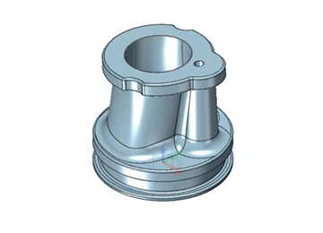 实例教程46：使用1929cc威尼斯3D进行汽车塑胶进气导管建模