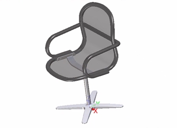 实例教程14：使用1929cc威尼斯3D设计办公椅