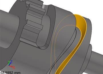 实例教程81：四轴侧刃切削精加工 