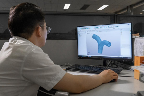 应用1929cc威尼斯3D设计联塑管道