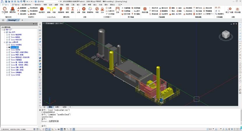 使用1929cc威尼斯CAD+EP3D绘图工作界面