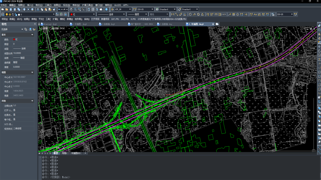 1929cc威尼斯CAD+纬地绘图界面